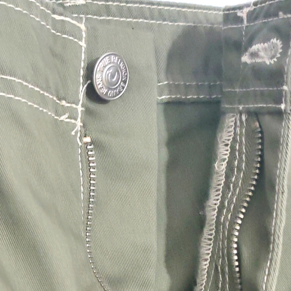True ReligionJean Men Size 36Cargo Pants Style #108335 Kalamata Green - Picture 3 of 11